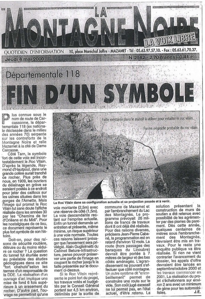 rd118 - fin d'un symbole