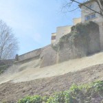 Lavaur cliff reinforcement