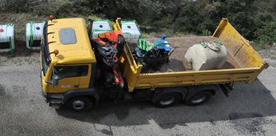 Camion Man 6x4 équipé de grue radiocommandée de 15 m