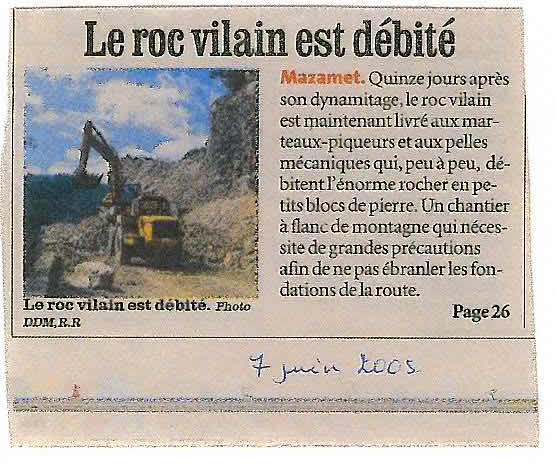 Débitage du Rocvilain