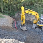 Canal mine - drainage - terrassement