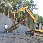 perforaciones en zona montanosa