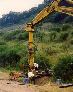 Odex-drilling subhorizontal drilling