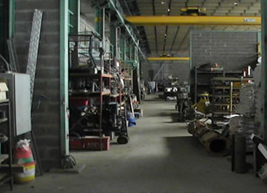 Storehouse and mechanical workshop