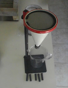 Laboratory equipment: Marsh cone