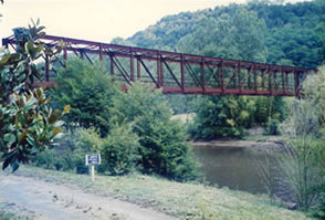 metal bridge ramp