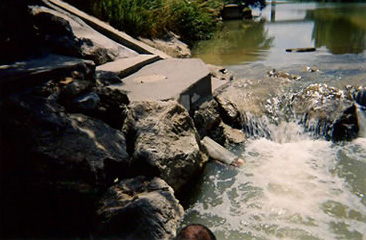 Estacion de bombeo para mantener la calidad del agua (Diren)