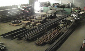 Permanent stock of rods and tubes for ground anchors and micropiles (approximately 15 000m)