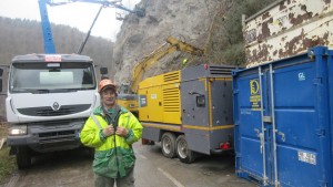 Un gros chantier sous la direction de Gilles ARNAUD, conducteur de travaux de l'entreprise M.T.P.S.