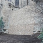 Cathédrale de Bazas (33) - Confortement du socle rocheux